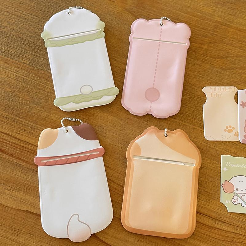 3 Inches Photocard Holder Kpop Photo Card Organizer Idol Photo Cards Display Supplies Photo Protector Sleeve Student Stationery