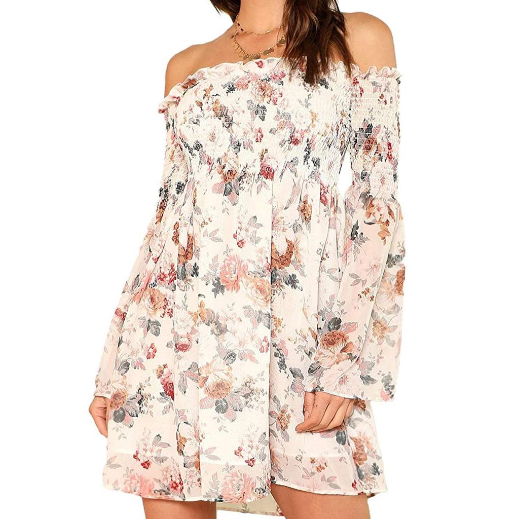 Women Casual Tie Dyed  Long Sleeves Strap Sexy Slim Sports Dress  Dress