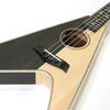 MaAmAa Ukulele V Shape 2T Tenor Ukulele MaAmAa Deformed Ukulele 2 Tone Color MU-V3 Maple/Ebony