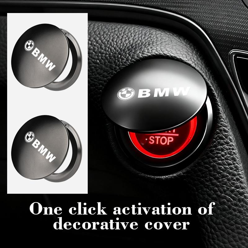 AAAQN1 Car One-Click Start Buttons Protective Cover Emblem Decoration For BMW M3 M5 X3 E93 F10 F20 F30 F40 F15 F25 F26 F31 F49 F86