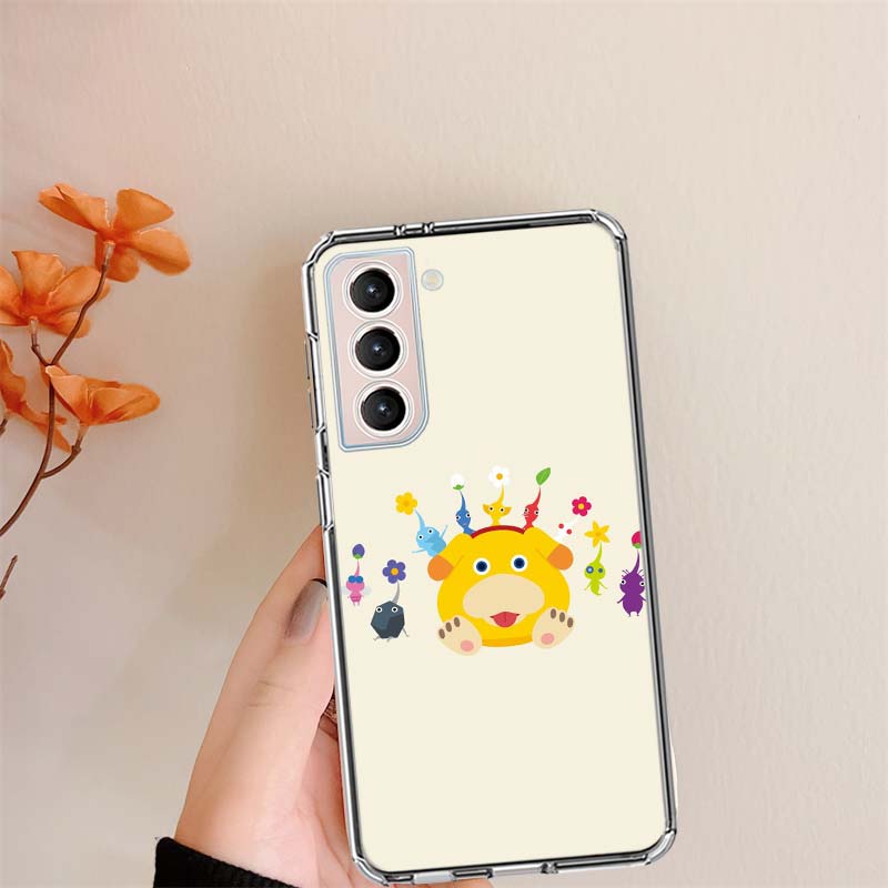 Game Pikmin 4 Phone Case For Samsung S24 FE Galaxy S22 S25 Ultra S25 Edge S21 S23 FE S20 S10 Plus Cover Shell Coque Clear Silico