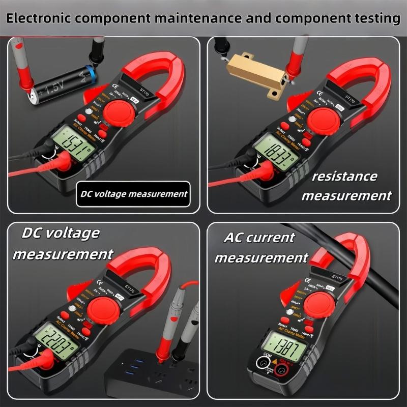 Professional Digital Electrical Multimeter For Voltage Current Resistance Capacitance Testing Multifunction Clamp Meter
