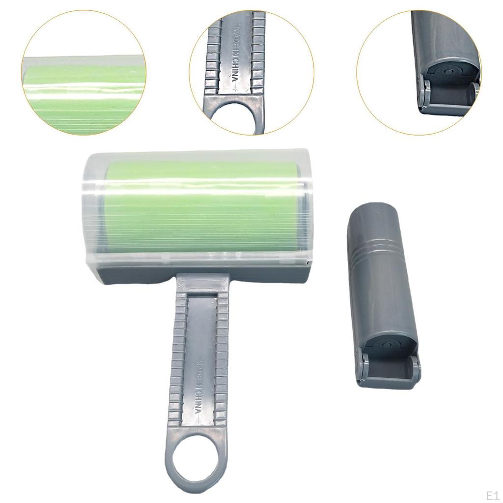 Reusable Lint Roller,Pet Hair Remover Roller for Pet Dog Cat with Handle,Sticky Picker Set