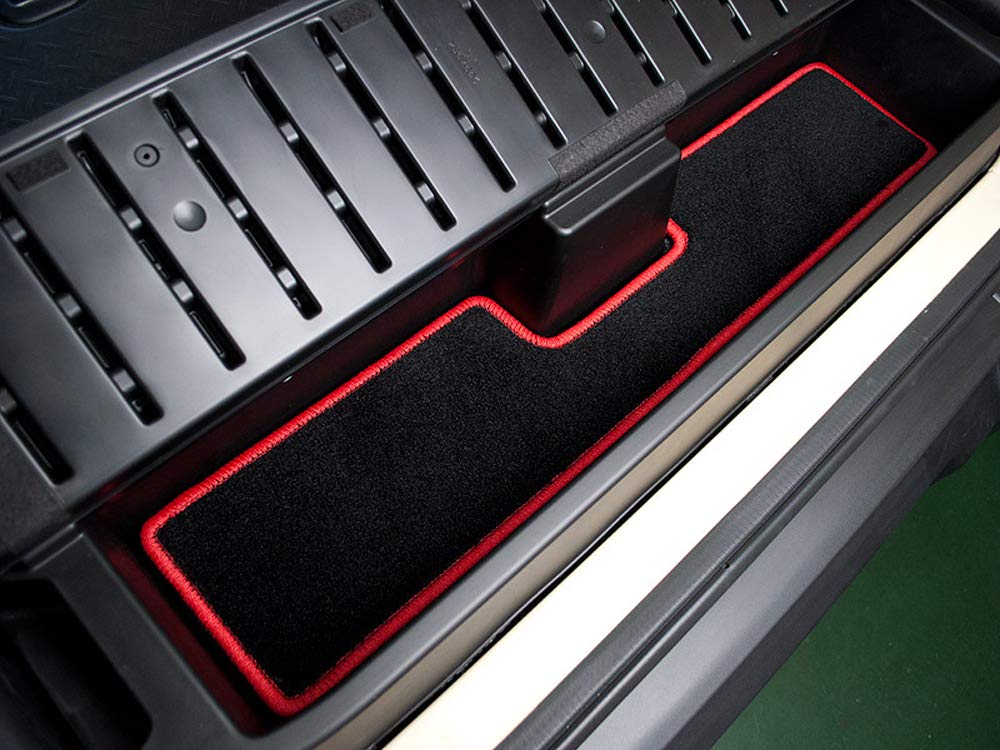 Luggage Box Mat for Jimny JB64W and Jimny Sierra JB74W G'BASE (Black/Red) (GLM-001)