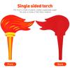 2pcs Simulation Prop Realistic Flameless Paperboard Torch Lightweight Sports Meet Party Performance Decorative Prop For Kids