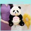 Panda Cake Plush Toy For Kids Birthday Gift With Soft Pp Cotton Filling