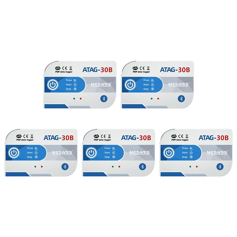 2025USB Temperature Data Logger 180 Days Bluetooth with 65000 Points  Disposable -30~70°C Temp Recorder For Cold Chain Transport