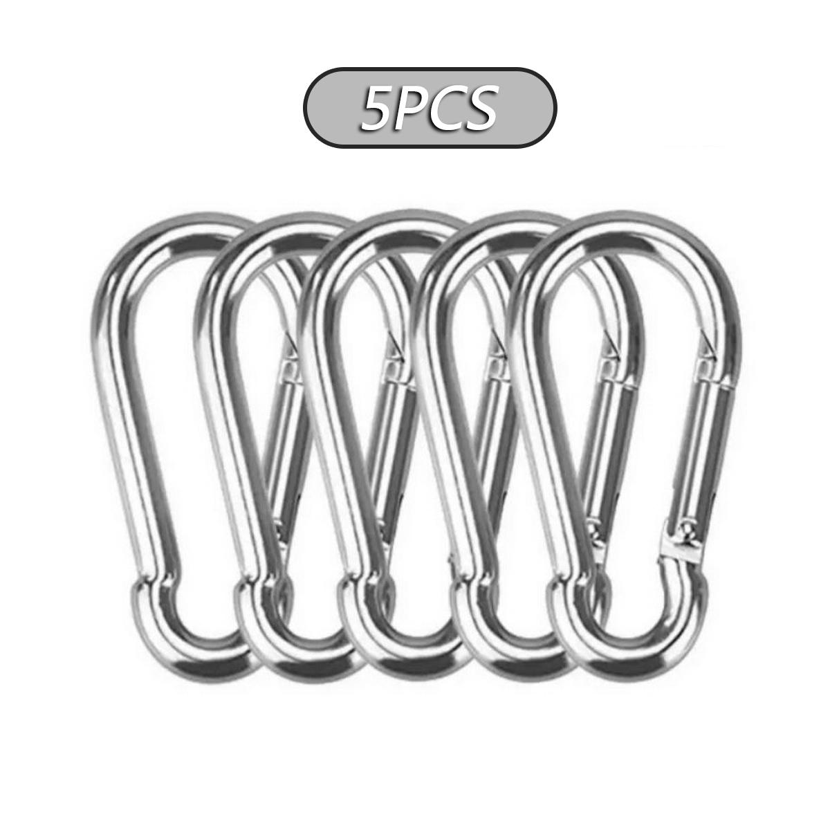 Outdoor Camping Alloy Spring Snaps Carabiner Galvanized Gourd-shaped Quick Link Lock Ring Buckle Keychains Hook