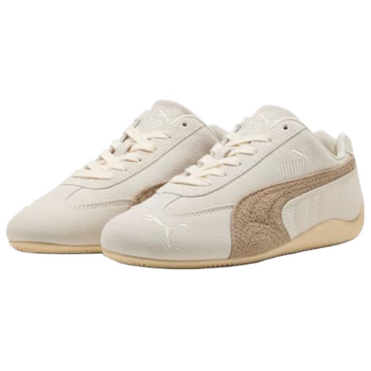 Puma Speedcat Elevated Warm White Ice Coffee Women Sneakers 403619-01