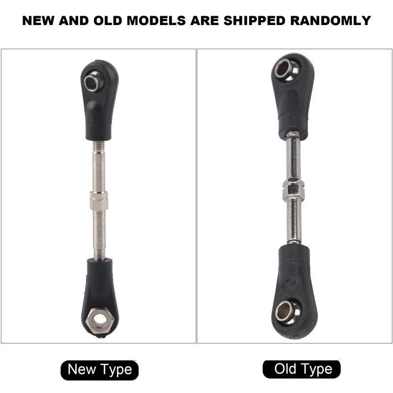 4Pcs Adjustable Steering Tie Rod Linkage Replacement Accessory for 1/10 RC Off Road Vehicle