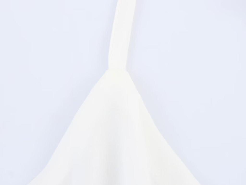 2025 Summer Women's European & American Lace-up Halter Backless Ruffle Long Dress