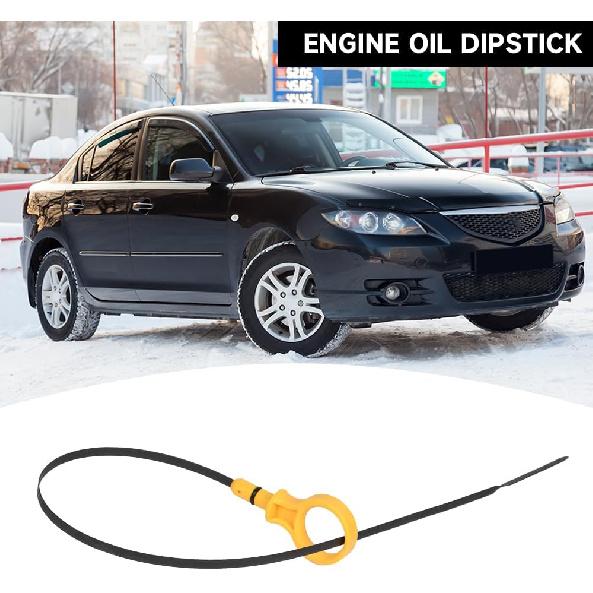 Engine Oil Dipstick Oil Level Dipstick - Compatible for Mazda 3 2006-2013 - Replace Part LF5G10450, LF9410450B, LF9410450C, LF9410450D