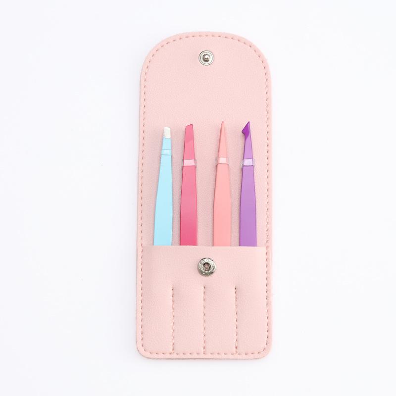 Beauty Tools Eyebrow Tweezers Stainless Steel Black Eyebrow Tweezers 96 Tweezers Multi-purpose Plucking Eyebrow Tweezers Set