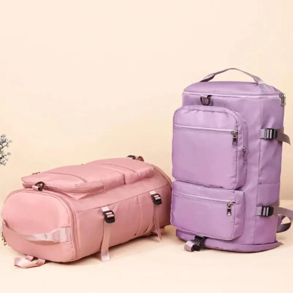 Damen Große Reise-Rucksäcke Wasserdicht Stilvoll Lässige Tagesrucksack-Taschen mit Gepäckgurt Rucksack Damen Sport Yoga Gepäcktaschen
