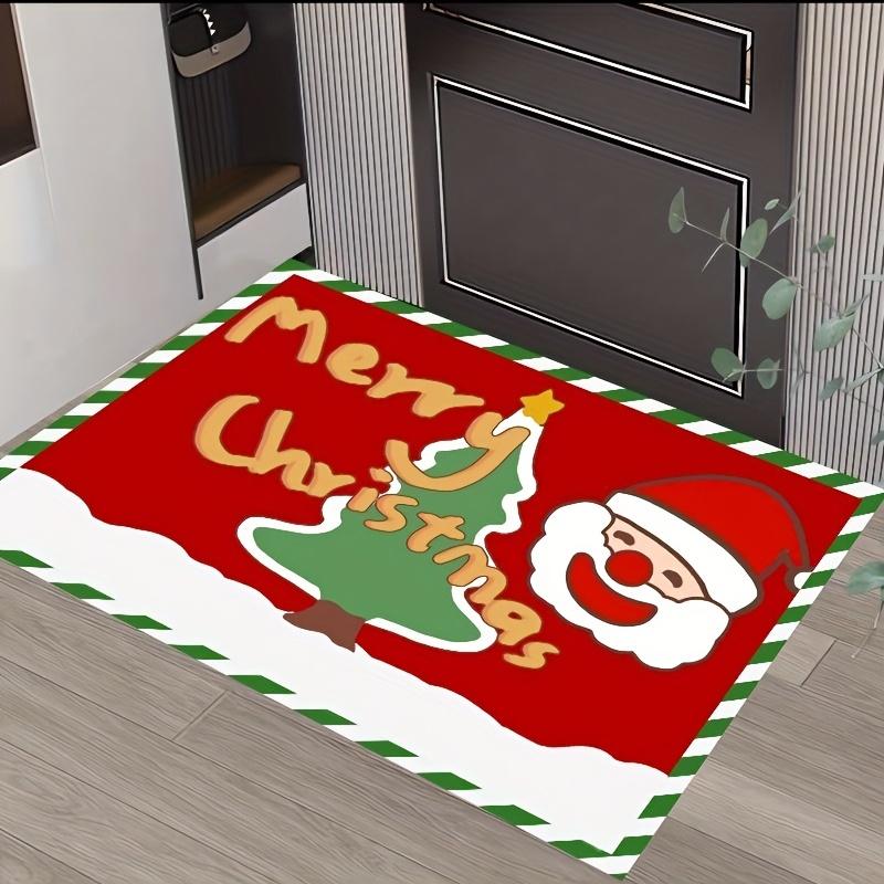 Christmas Carpet Welcome Mat Outdoor Carpet Thin Floor Mat Rug For Bedroom Living Room Carpet Doormat Home Decoration