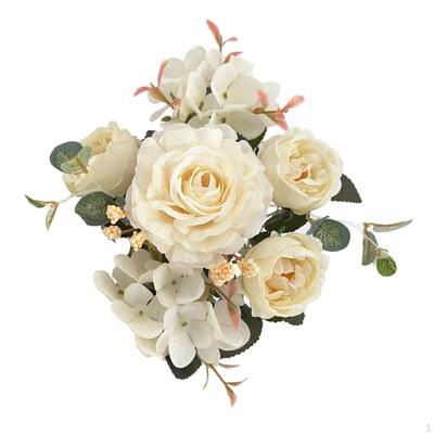 Artificial Flowers Bouquet Bridal Tossing Fake Flower Wedding Bride for