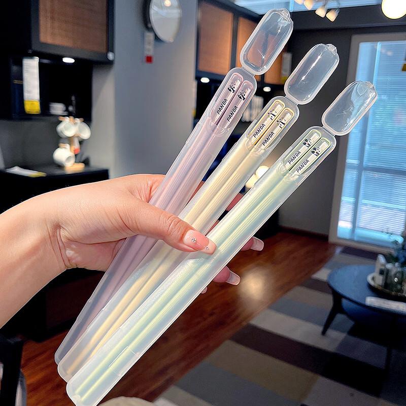 Portable Panda Chopsticks Set with Case