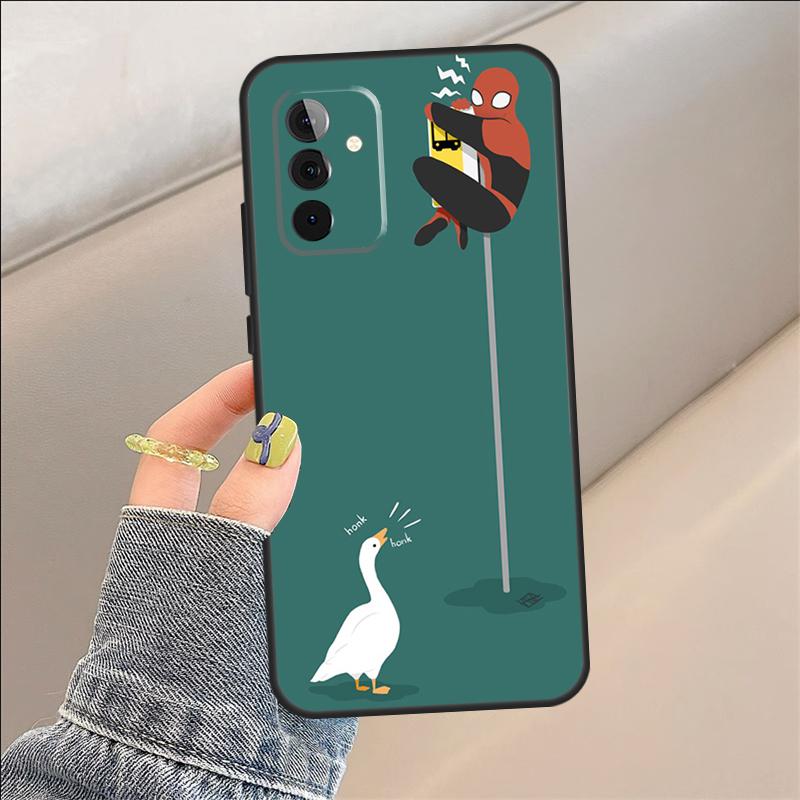 Cartoon Cute Goose Case For Samsung Galaxy A54 A14 A36 A16 A33 A56 A26 A15 A55 A53 A35 A22 A32 A52 A34 A05 A06