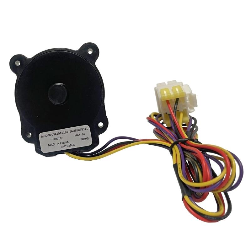 12V 4Pin EAU65058511 Refrigerator Fan Motor Assembly For LFXS26566S LFXS26566M LHFS28XBS Cooling Replacement Housing