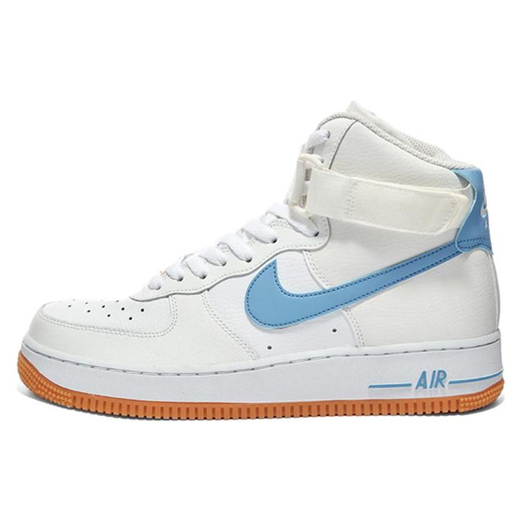 

Новые женские Nike Air Force 1 High Белый Голубой Резина 334031-114 44