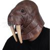 Halloween Party Prank Funny Animal Mask Sea Animal Dog Headgear Funny Animal Walrus Latex Mask