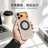Applicable iPhone18PROMAX Mobile Phone Case Magnetic Suction Girl Honeycomb Mesh Case Apple Anti-drop Mobile Phone Case