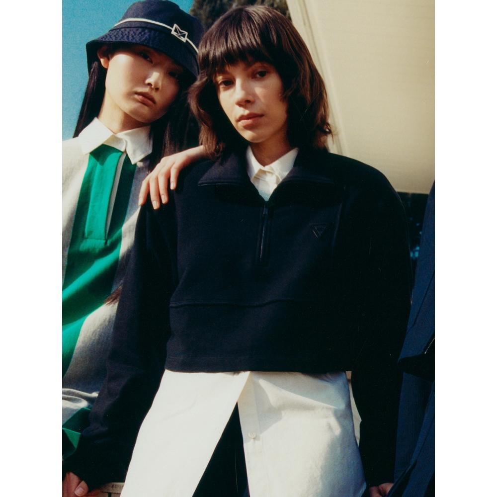 

Толстовки LUCKYMARCHE Block HalfZip QWTAX23121BKX