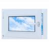 Bílé PVC okno 60x40 LEVÉ 600x400 mm OTEVÍRAVÉ dvoukřídlé LORAC