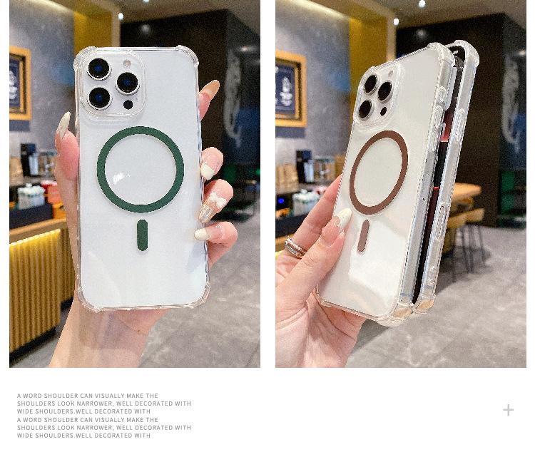 Non-Yellowing Magnetic Rotating Stand for iPhone 17 Air/16 Pro Max/15/14 Case