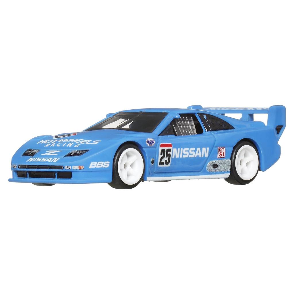 Hot Wheels Car Culture Silhouette Nissan 300ZX Mini Car Toy Blue JBK61 Ages 3 and Up