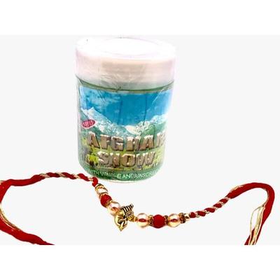 RSINC Afghan Snow Skin Cream from India (1x100 Gm) with Free Rakhi for Yourbrother (R-06) XQ-A01A-VZI0
