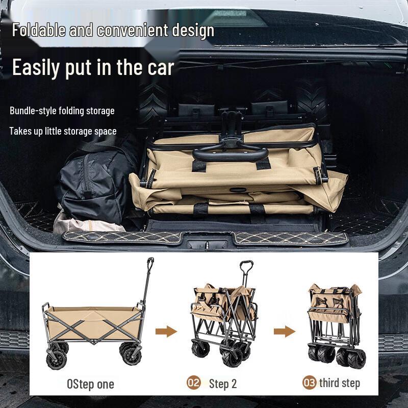 Outdoor Folding Camping & Stall Cart