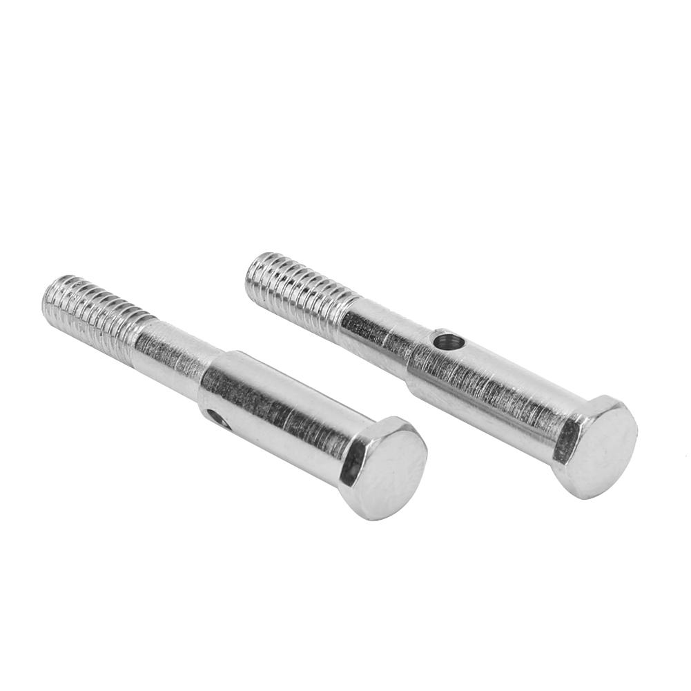 Metal Front Wheel Axle Accessory Fit for ECX Series 2WD RC Hobby Model 1 10 CarSilver