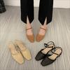 Fashion Fashion Back Strap Buckle Wedge Sandals Woman Retro Mesh Hollowed Women Sandals Comfortable Breathable Non-slip Slide Sandals