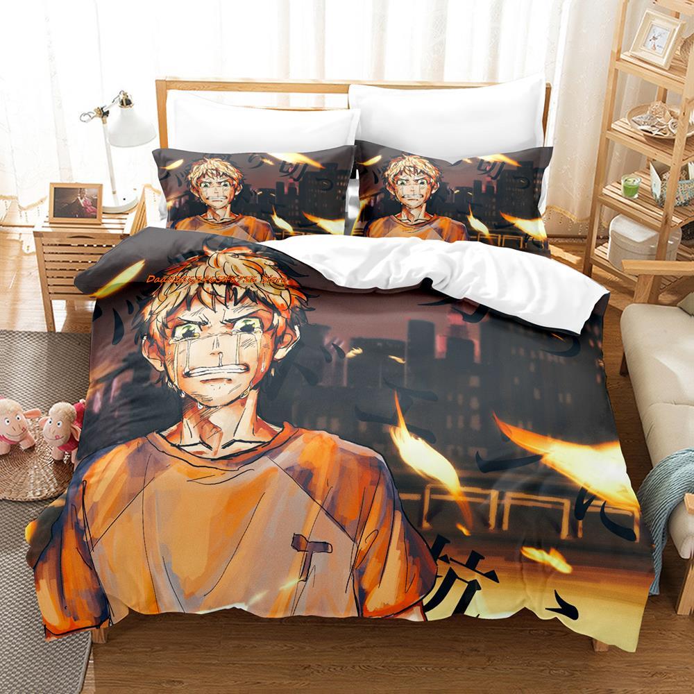 New  Tokyo Revengers Bedding Set Single Twin Full Queen King Size Bed Set Adult Kid Bedroom Duvet Cover Sets Home Textiles