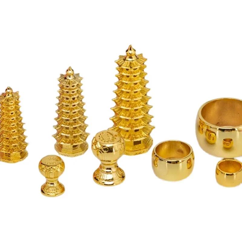 Miska Šákjamuniho Buddha Amitabha Lotosový květ Lékárník Buddha Lékárnička Zlatá pagoda Artefaktové doplňky