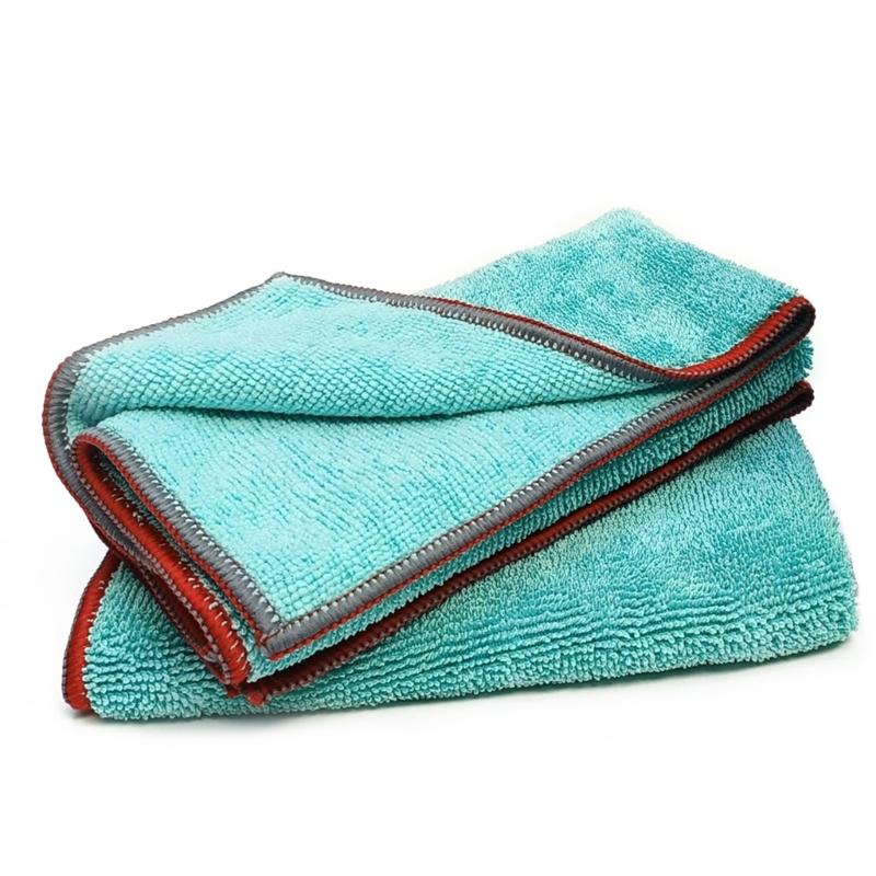 Heavy Duty 500GSM Microfiber Cleaning Cloth Towel 40x40CM Super Absorbent Car Detailing Towel Non Scratch Safe Quick Dry