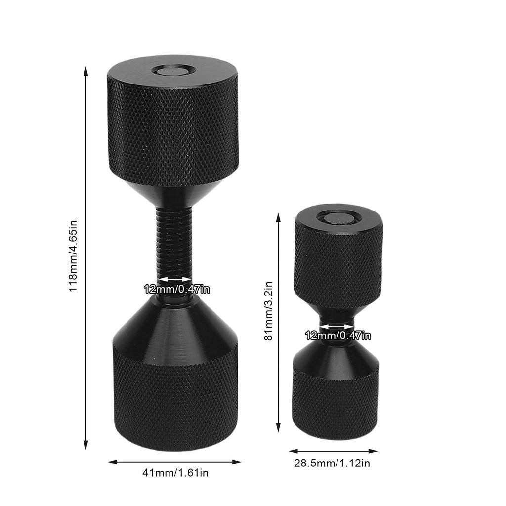 Aluminum Flange Alignment Pins 2 Hole Tweezers Anodized Aluminum Screws 0.5 to 14 Inch for 150LB Flanges Ergonomic Design