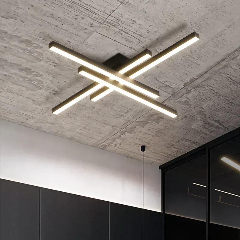 Nordic Ceiling Light LED Modern Ceiling Lamp Long 30/40/50CM Lamp For Living Room Bedroom Dining Home Decor Led Lighting Fixture