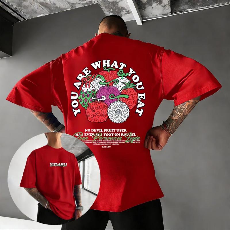 Anime One Piece Devil Fruit Graphic T Shirt Men Women 2026 Summer Streetwear Cotton Tee Vintage Oversize Short Sleeve Casual Top S