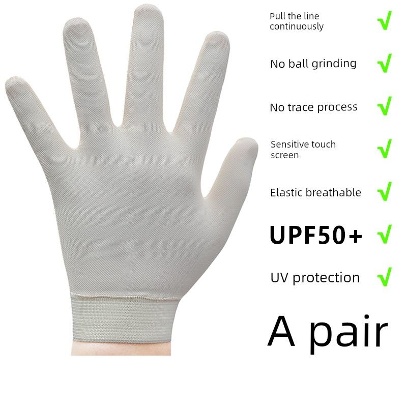 

Перчатки с сенсорным экраном Spider из ледяного шелка для защиты от солнца, летние мужские и женские, черно-белые, тонкие, дышащие, для велоспорта и вождения на открытом воздухе Summer Gloves (apricot) XXL