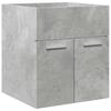 vidaXL 4 Piece Bathroom Furniture Set Concrete Grey Particleboard