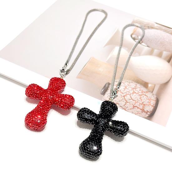 Rhinestone Car Hanging Ornament Bling Pendant for Rearview Mirror Sparkling Decoration for Bag