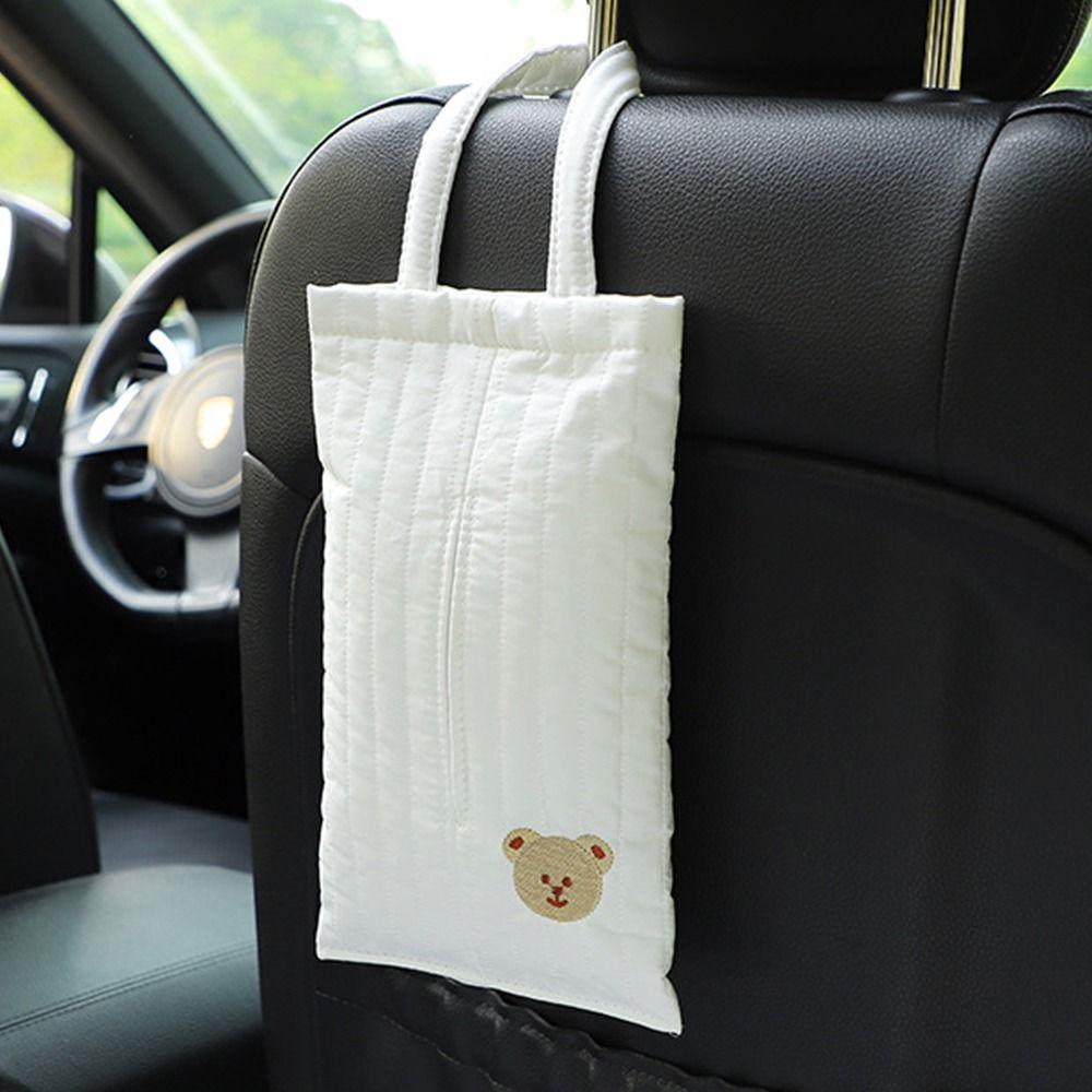 Universal Hanging Car Tissue Box Kawaii Napkin Dispenser  Interior Accessories