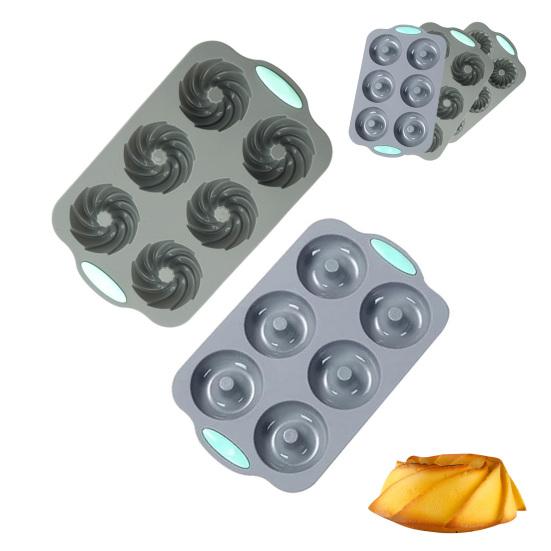 Molde de Silicona Navideño para Pastel Resistente al Calor Bandeja para Hornear para Galletas Tostadas Cubitos de Hielo Antiadherente Fácil Desmolde Molde para Postre