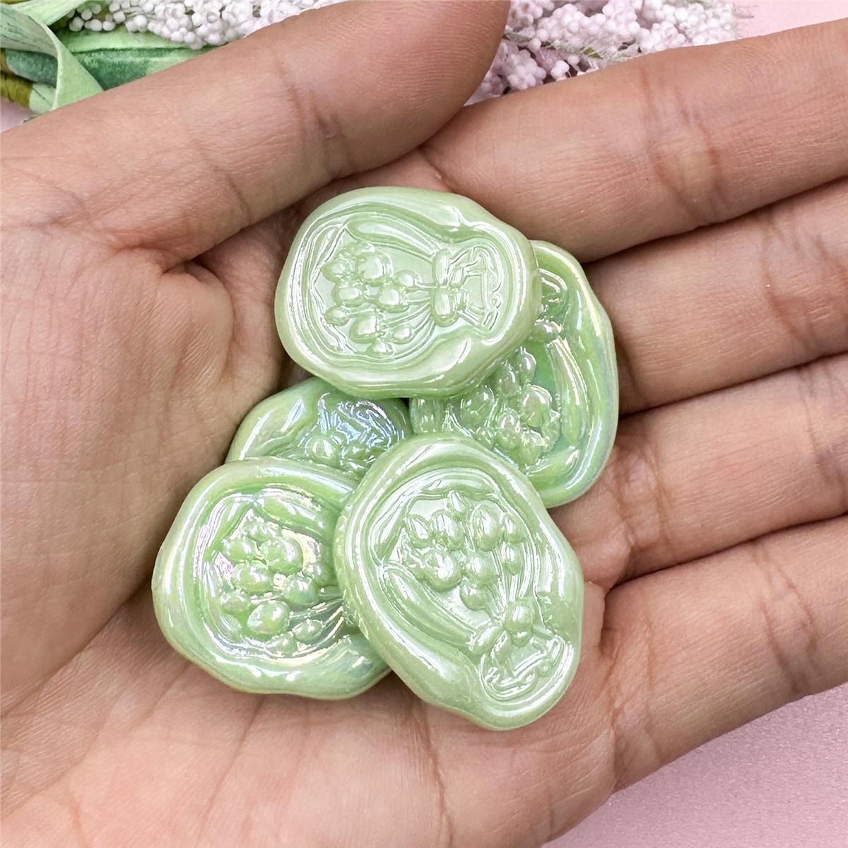 

DIY для изготовления ювелирных изделий 5 шт. 21*27 мм бусины цветок тюльпана браслет ручной работы ожерелье акриловые геометрические бусины ручной работы свободные прокладки