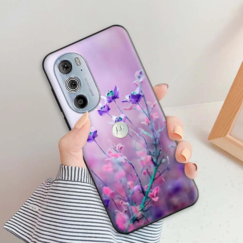 For Moto Edge 30 Pro Case Cover Edge30 Matte Silicone Case for Motorola Moto Edge 30 30Pro Fashion TPU Protective Back Cover