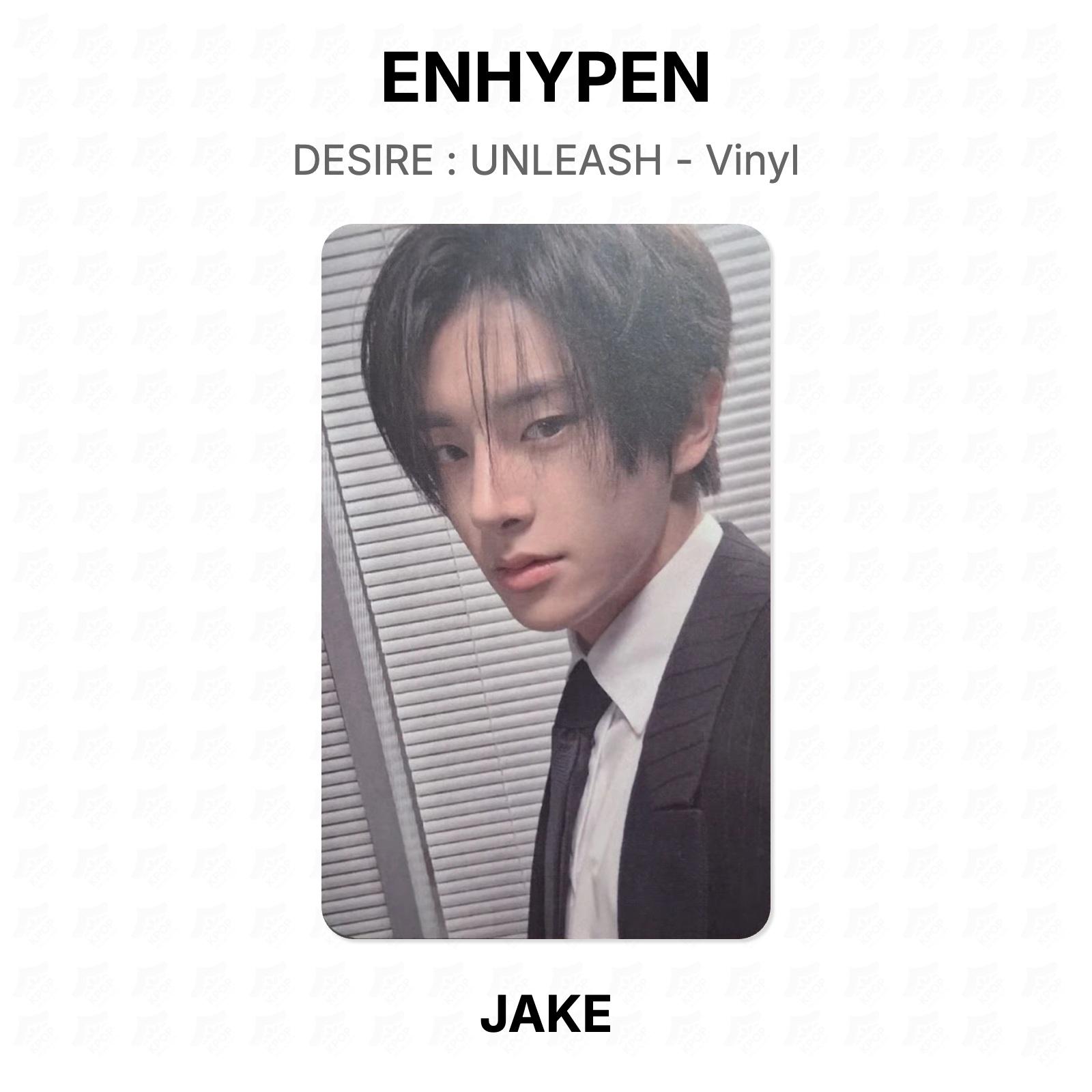 ENHYPEN DESIRE : UNLEASH - Официальная фотокарточка из винила JAKE