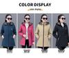 Women's Loose Fit Quilted Jacket - Winter 2025 Mid-Length Plus Size Casual Cotton Coat