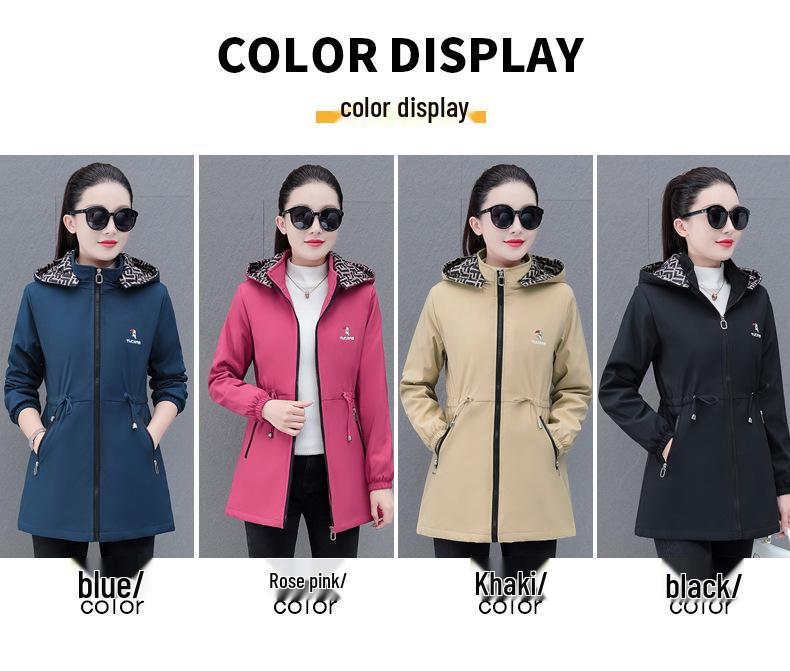 Women's Loose Fit Quilted Jacket - Winter 2025 Mid-Length Plus Size Casual Cotton Coat